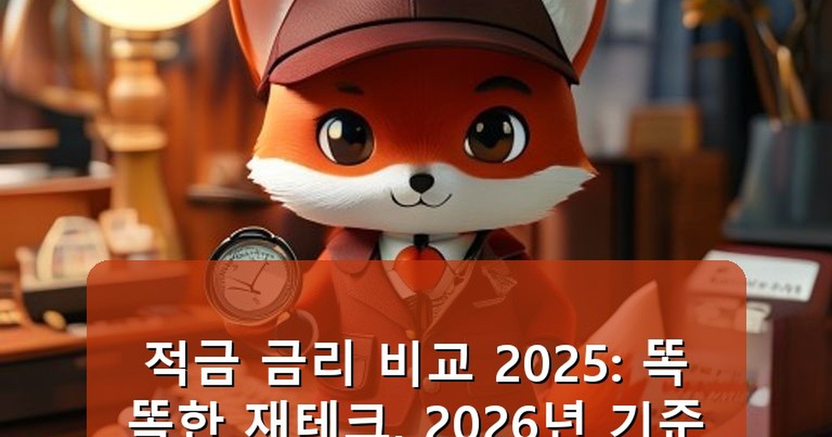 적금 금리 비교 2025 - life.whcksdid.kr 캐릭터