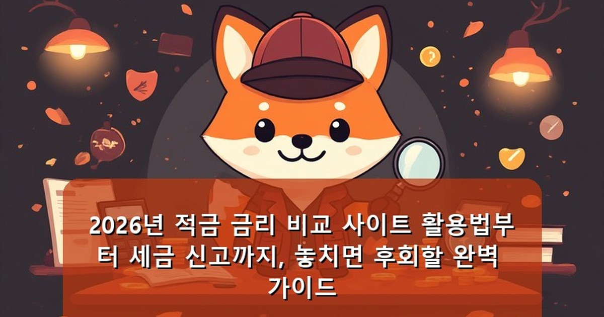 적금 금리 비교 사이트 - life.whcksdid.kr 캐릭터