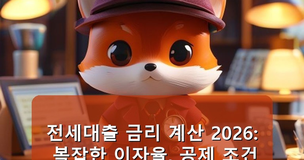 전세대출 금리 계산 - life.whcksdid.kr 캐릭터