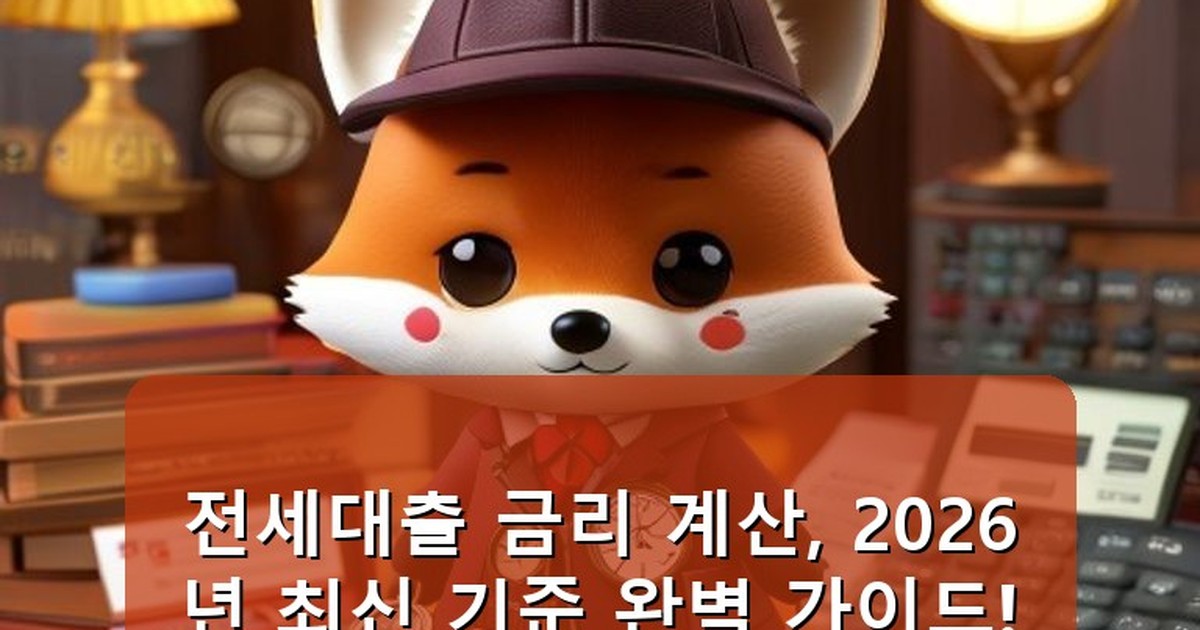 전세대출 금리 계산 - life.whcksdid.kr 캐릭터