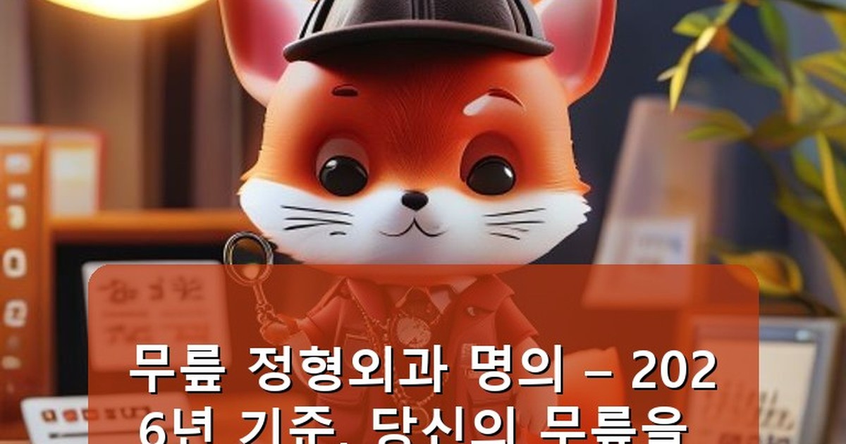 무릎 정형외과 명의 - life.whcksdid.kr 캐릭터