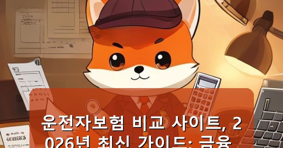 운전자보험 비교 사이트 - life.whcksdid.kr 캐릭터